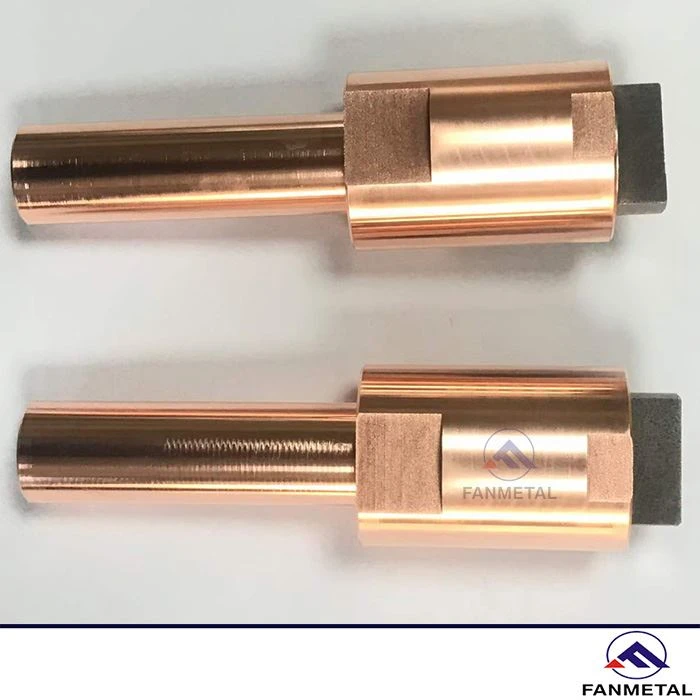Copper Tungstène-fè fas soude elektwòd
